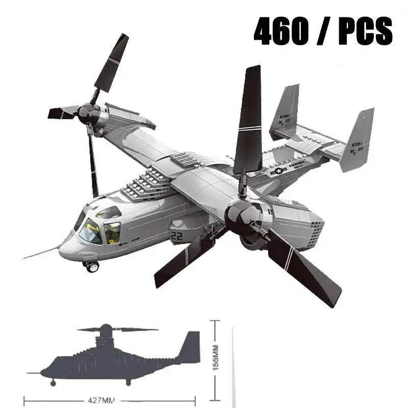 MOC Premium Building Blocks Mi 24 Hind Attack Helicopter Model Set For Builders And Collectors - Image 35