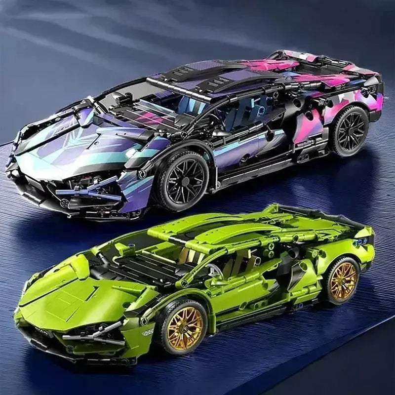 MOC Premium Building Blocks Racing Car Lego Compatible For Kids