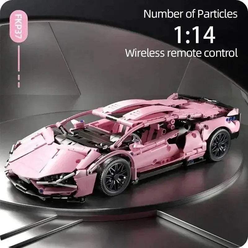 MOC Premium Building Blocks Racing Car Lego Compatible For Kids - Image 8