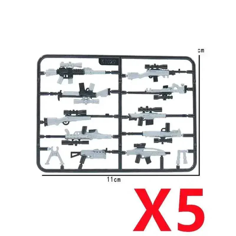 MOC Premium Building Blocks Set Camouflage Military Equipment With Roadblock And Aircraft Parts For Kids - Image 39