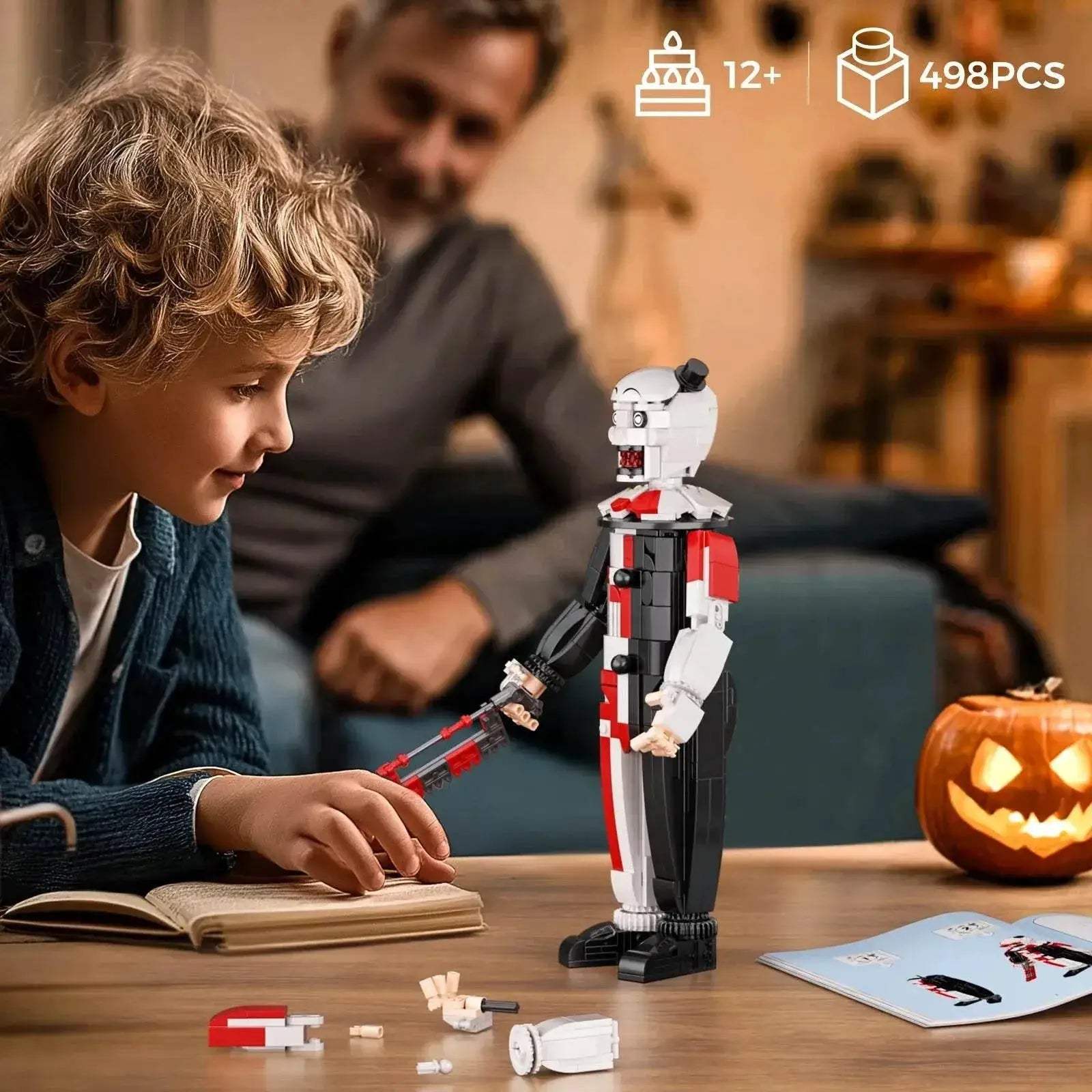 MOC Premium Building Blocks Set Horror Head Figure for Halloween - Image 3