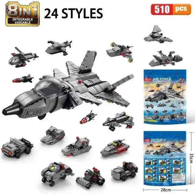 MOC Premium Building Blocks Set J15 Carrier Fighter Aircraft Flying Shark Model 1186 Pieces For Children Gift - Image 7