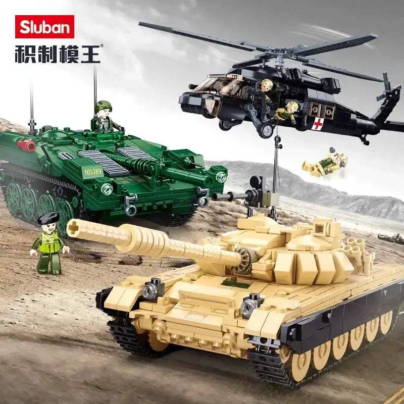 MOC Premium Building Blocks Set Lego Compatible STRV103 Main Battle Tank Model For Ages 14 And Up