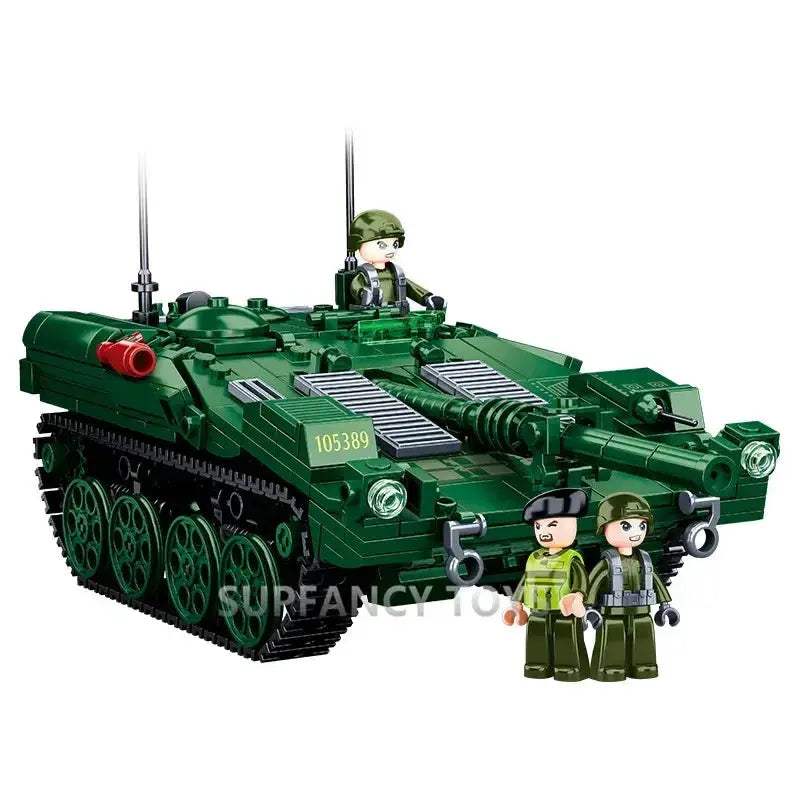 MOC Premium Building Blocks Set Lego Compatible STRV103 Main Battle Tank Model For Ages 14 And Up - Image 2