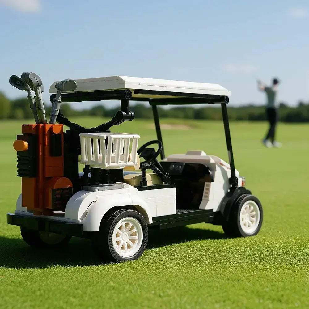 MOC Premium Building Blocks Toy Lego-Compatible 807-Piece Golf Cart Simulation Model For Kids - Image 4