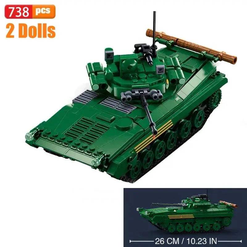 MOC Premium LEGO Compatible Building Blocks Air Force Mi 24S Armed Transport Helicopter Model For Boys Gift - Image 10