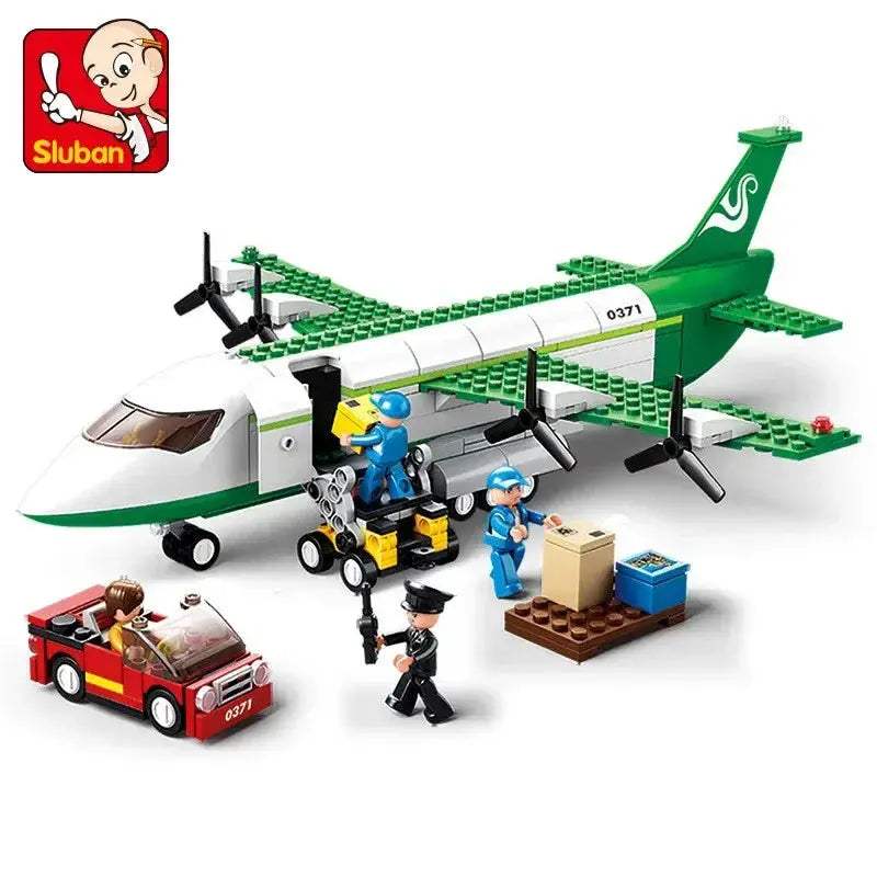 MOC Premium Lego Compatible Building Blocks Aviation Themed Cargo Plane Ambulance Set for Teens - Image 6