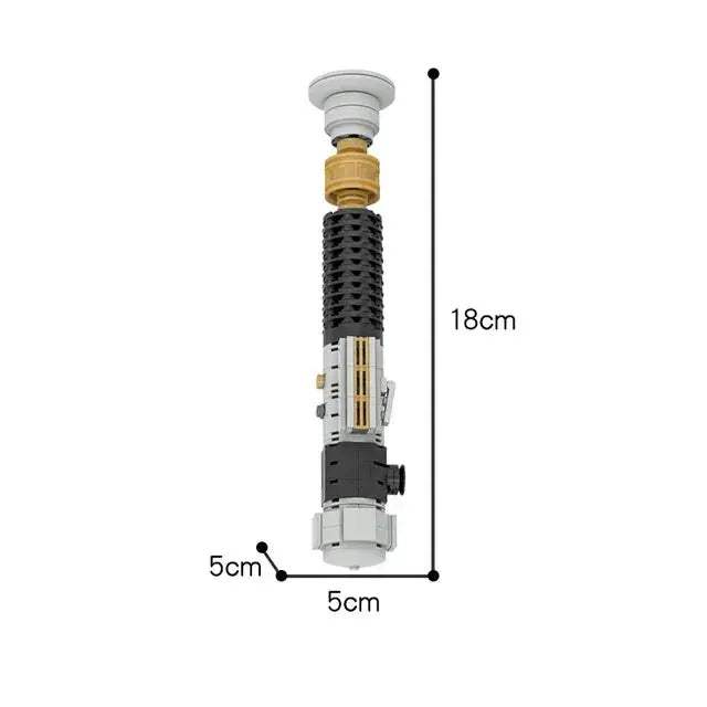 MOC Premium Lego Compatible Lightsaber Hilt Building Blocks Set For 12 Plus Fans - Image 21