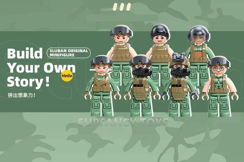 MOC Premium Military Building Blocks Set With 744 Pieces EBRC Reconnaissance Armored Vehicle Helicopter For Teen Builders - Image 6