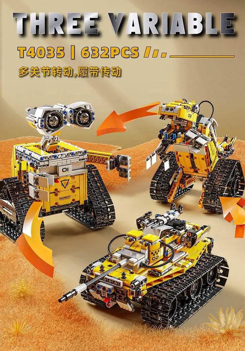 MOC Premium Robot Building Blocks 3 In 1 Dinosaur Tank For Boys - Image 2