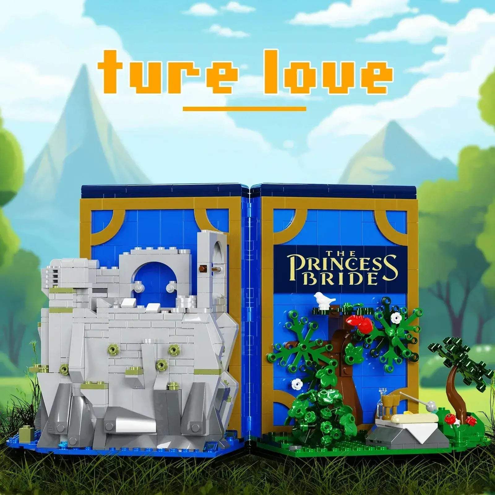 MOC Princess Story Book Building Blocks Set Lego Compatible 3D Diorama - Image 5