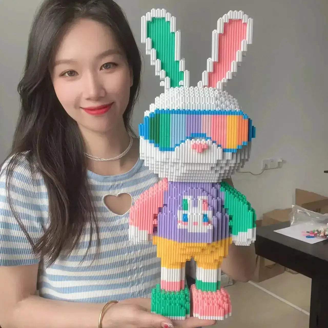MOC Rabbit Building Blocks Puzzle For Adults High Difficulty Gift - Image 3