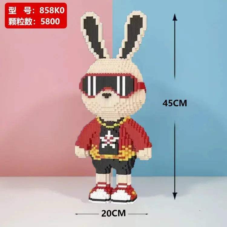 MOC Rabbit Building Blocks Puzzle For Adults High Difficulty Gift - Image 7