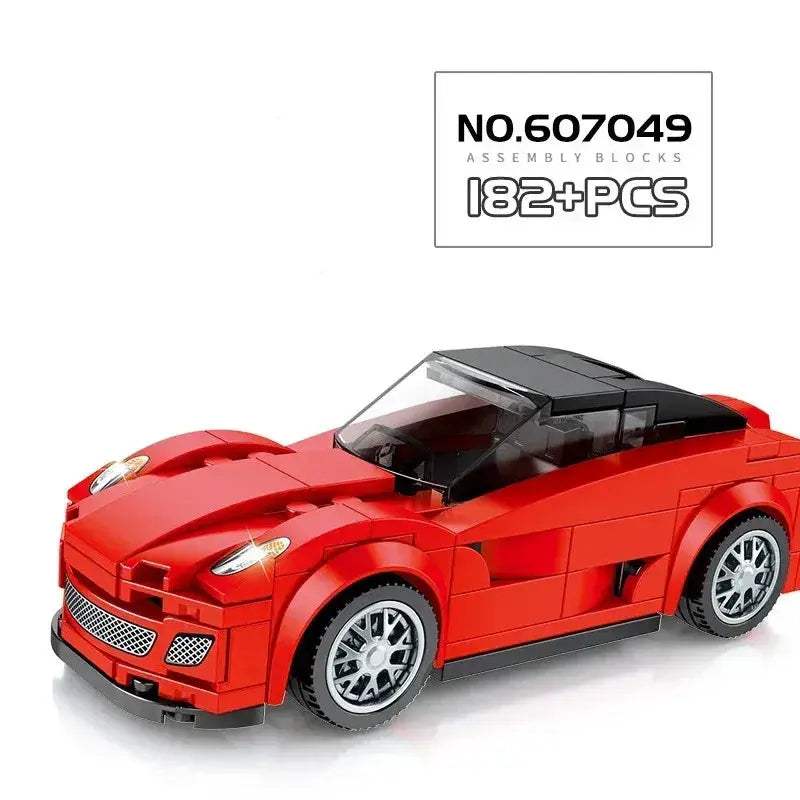 MOC Racing Car Lego Compatible Building Blocks Set For Kids - Image 41