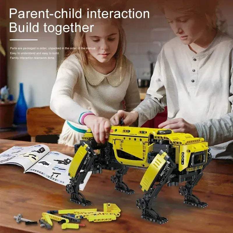 MOC RC Robot Dog Building Blocks Kit With Remote Control - Image 3
