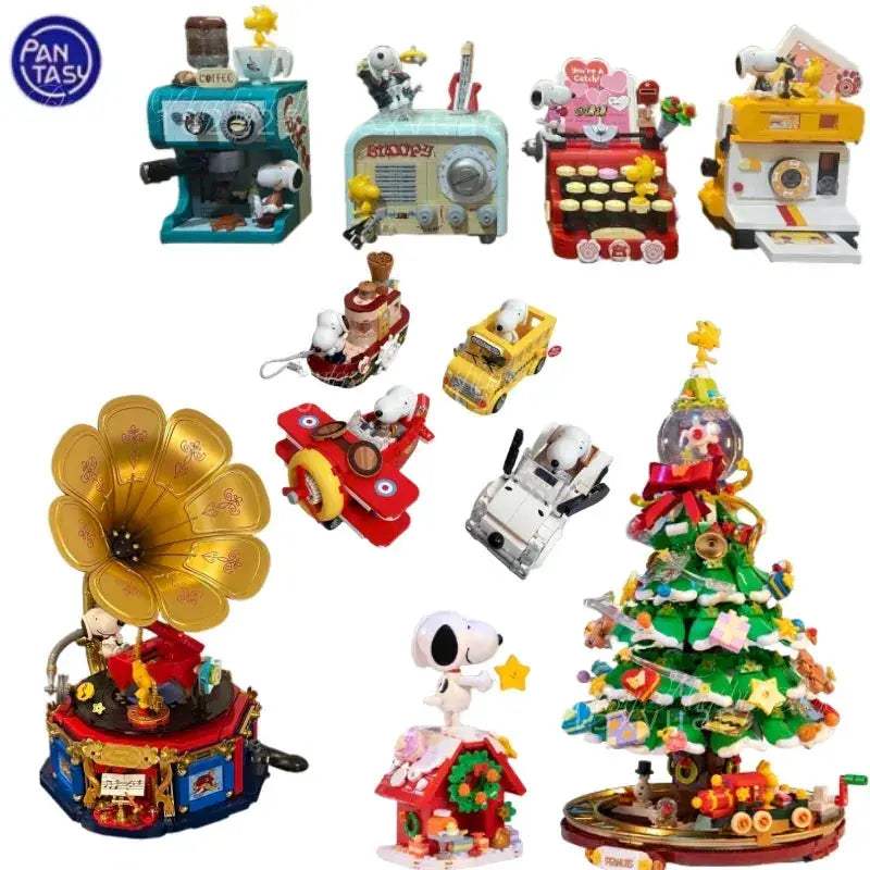 MOC Snoopy Building Blocks Set Lego Compatible Puzzle Kit