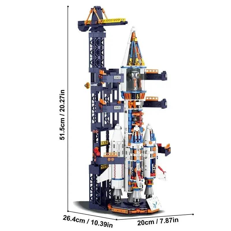 MOC Space Station Building Blocks STEM Toy Develops Engineering Skills - Image 4