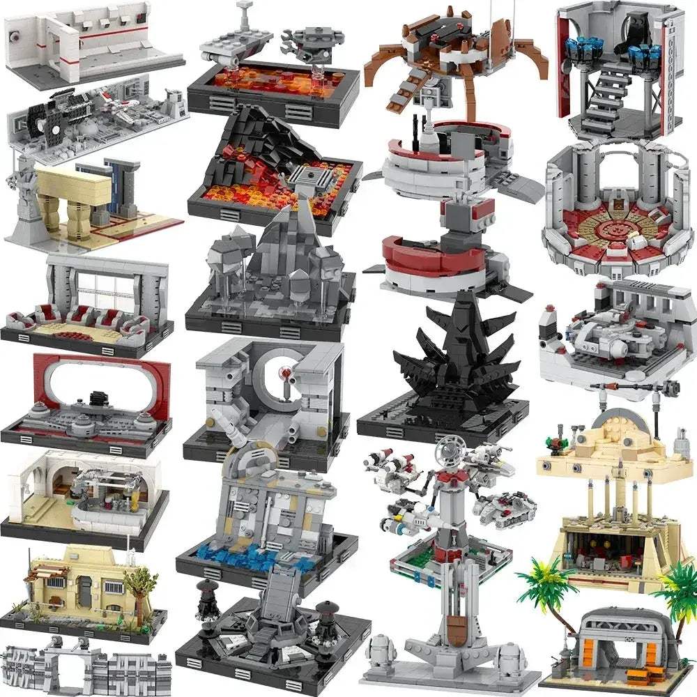 MOC Space War Dueling Arena Building Blocks Set Complete
