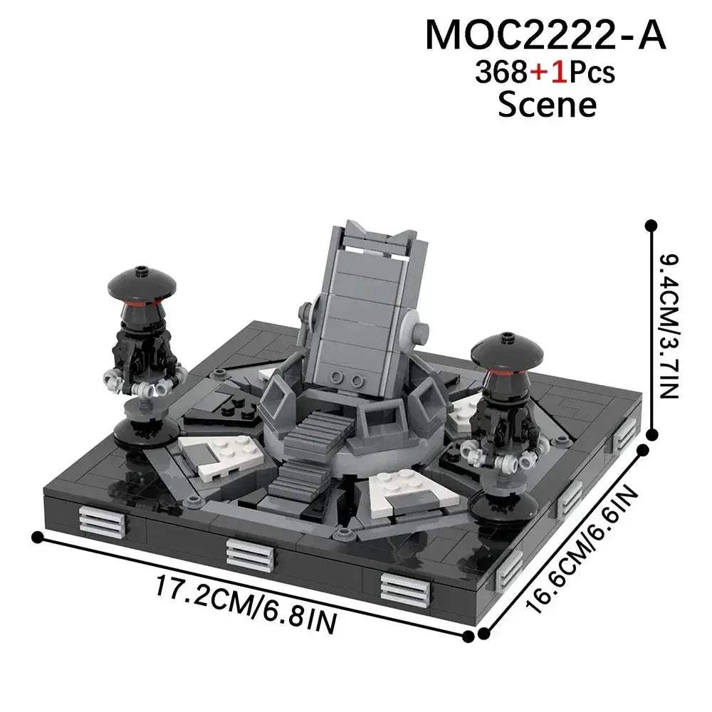 MOC Space War Dueling Arena Building Blocks Set Complete - Image 13
