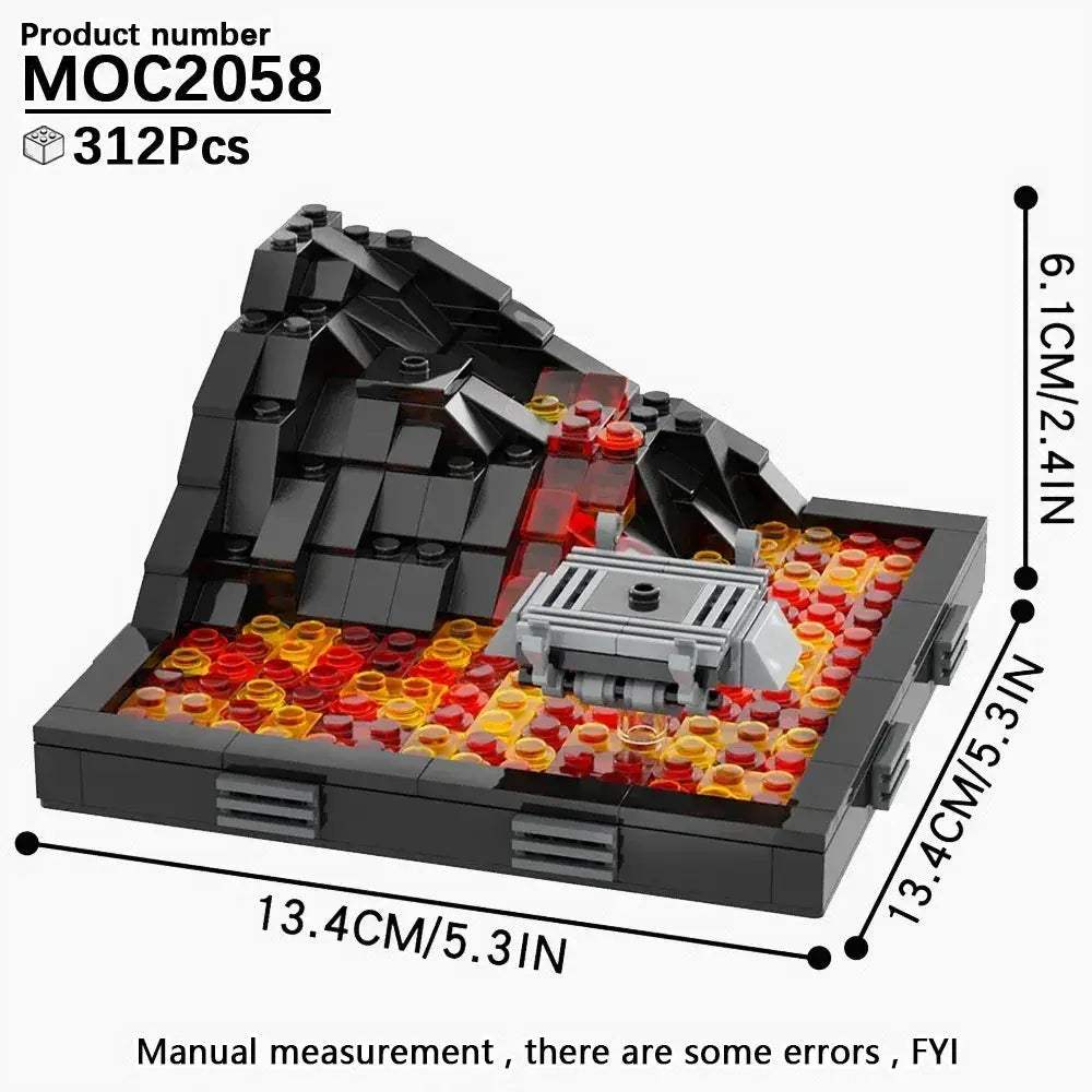 MOC Space War Dueling Arena Building Blocks Set Complete - Image 30