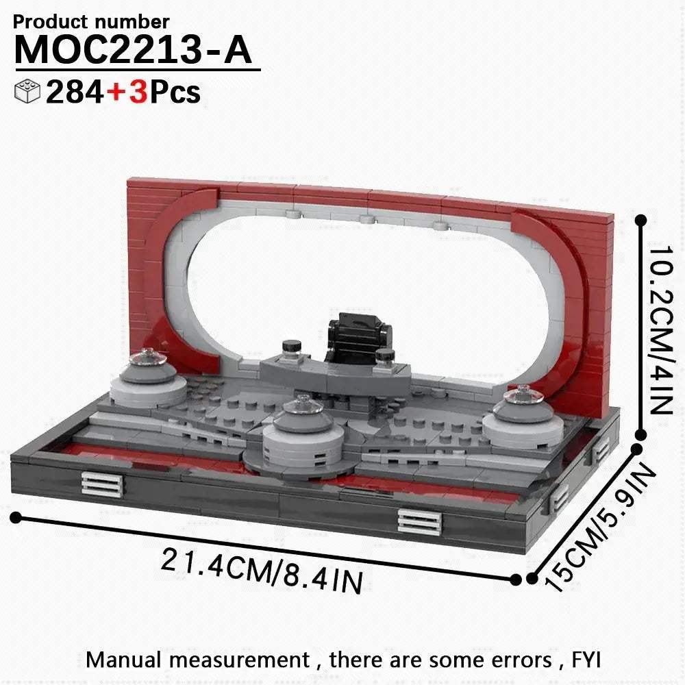 MOC Space War Dueling Arena Building Blocks Set Complete - Image 31