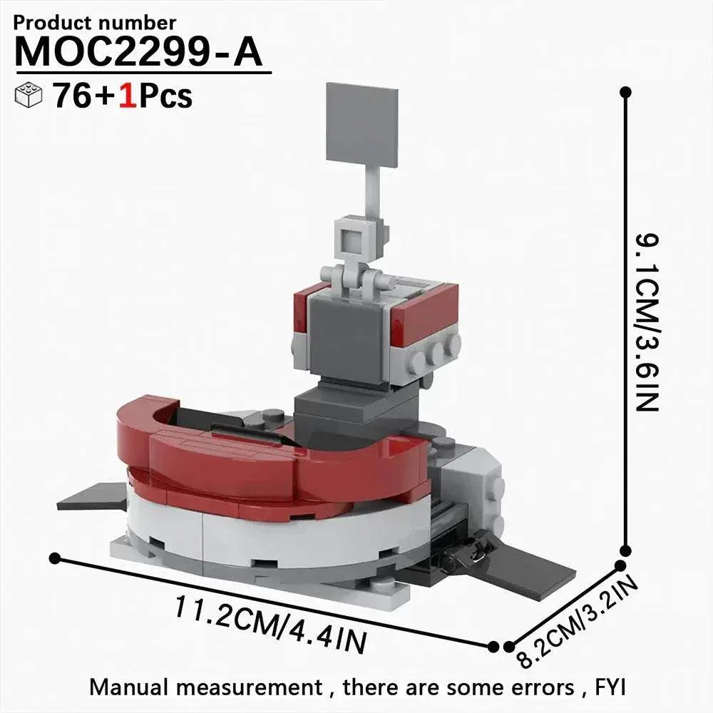 MOC Space War Dueling Arena Building Blocks Set Complete - Image 33