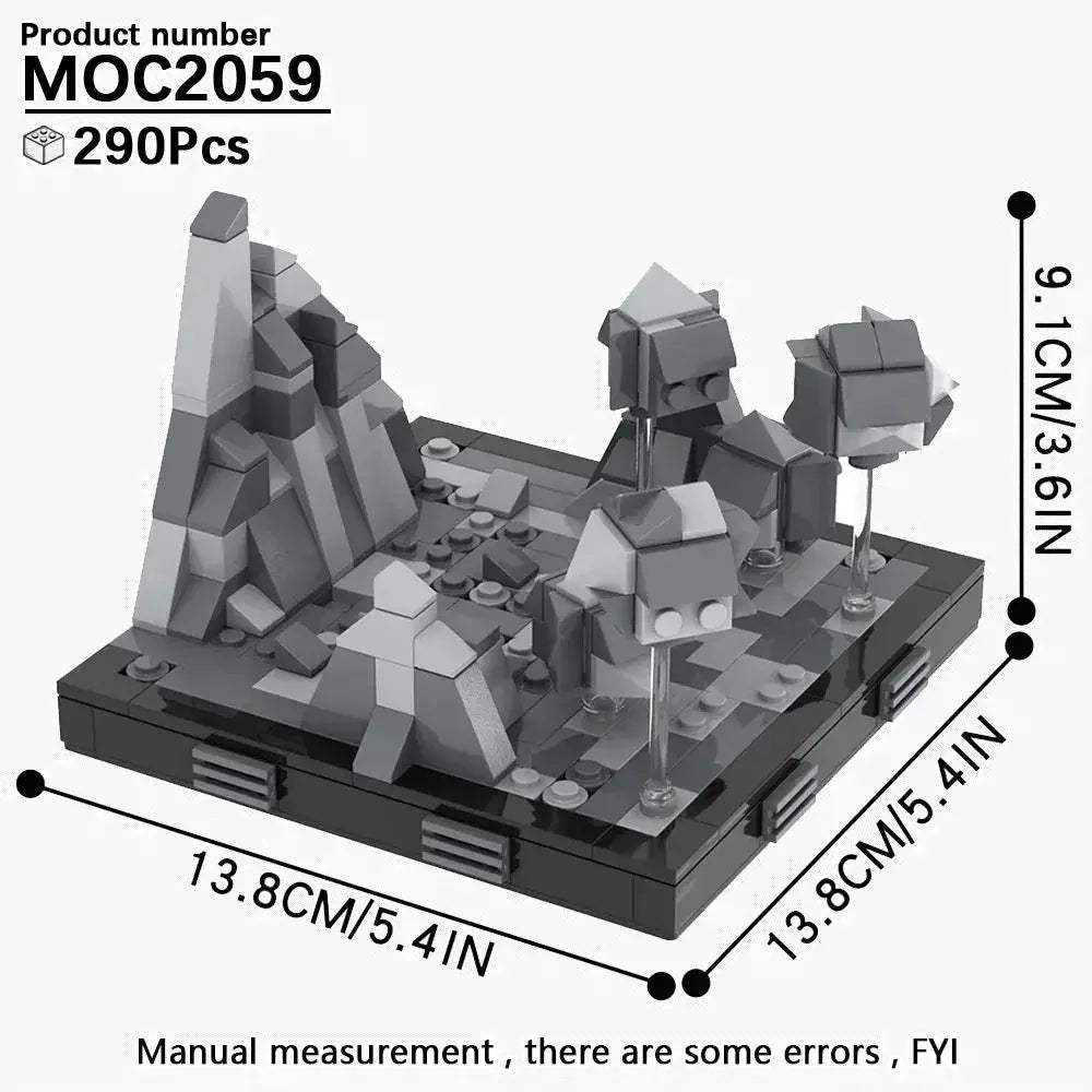 MOC Space War Dueling Arena Building Blocks Set Complete - Image 35