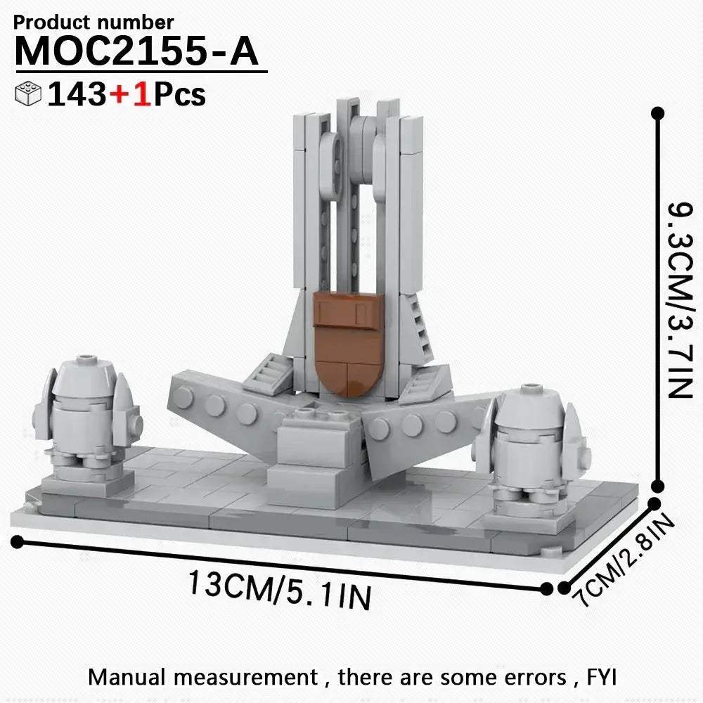 MOC Space War Dueling Arena Building Blocks Set Complete - Image 43