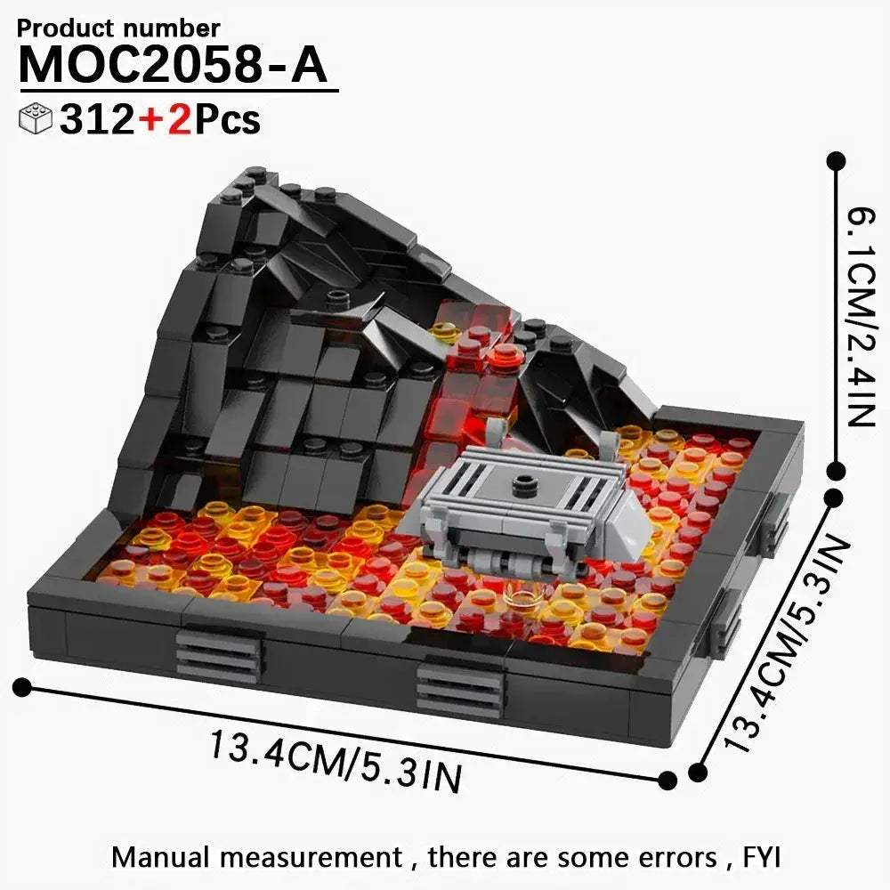 MOC Space War Dueling Arena Building Blocks Set Complete - Image 47