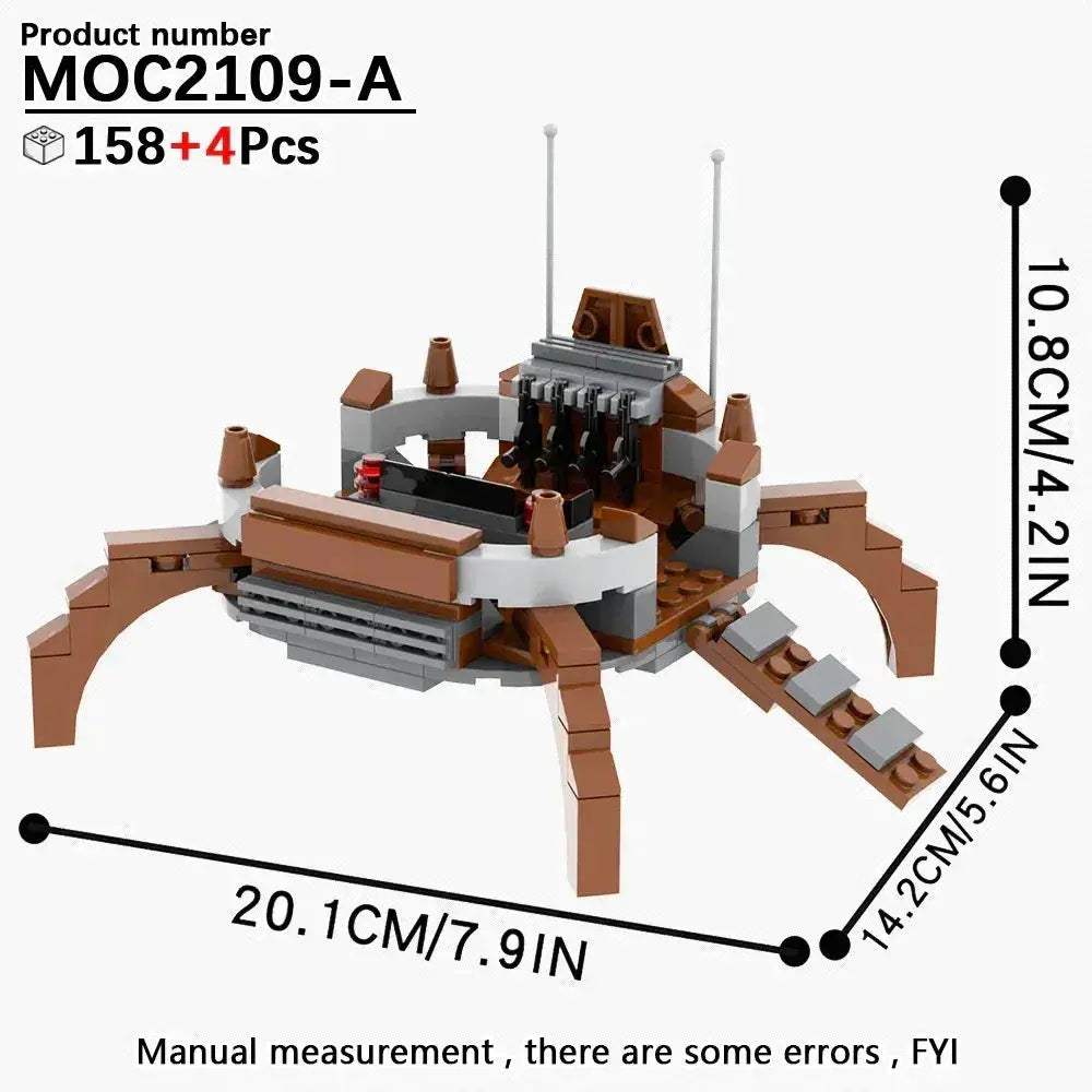 MOC Space War Dueling Arena Building Blocks Set Complete - Image 49