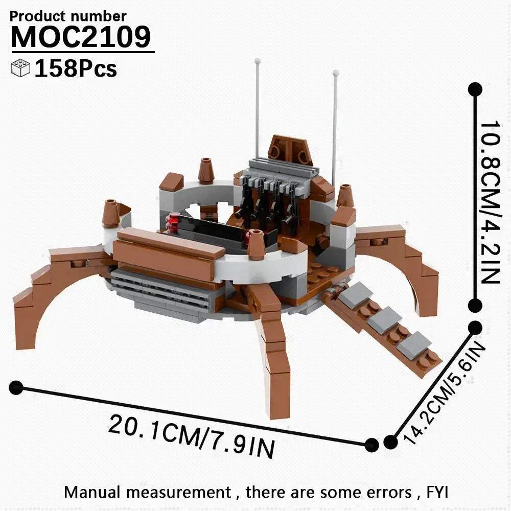 MOC Space War Dueling Arena Building Blocks Set Complete - Image 5