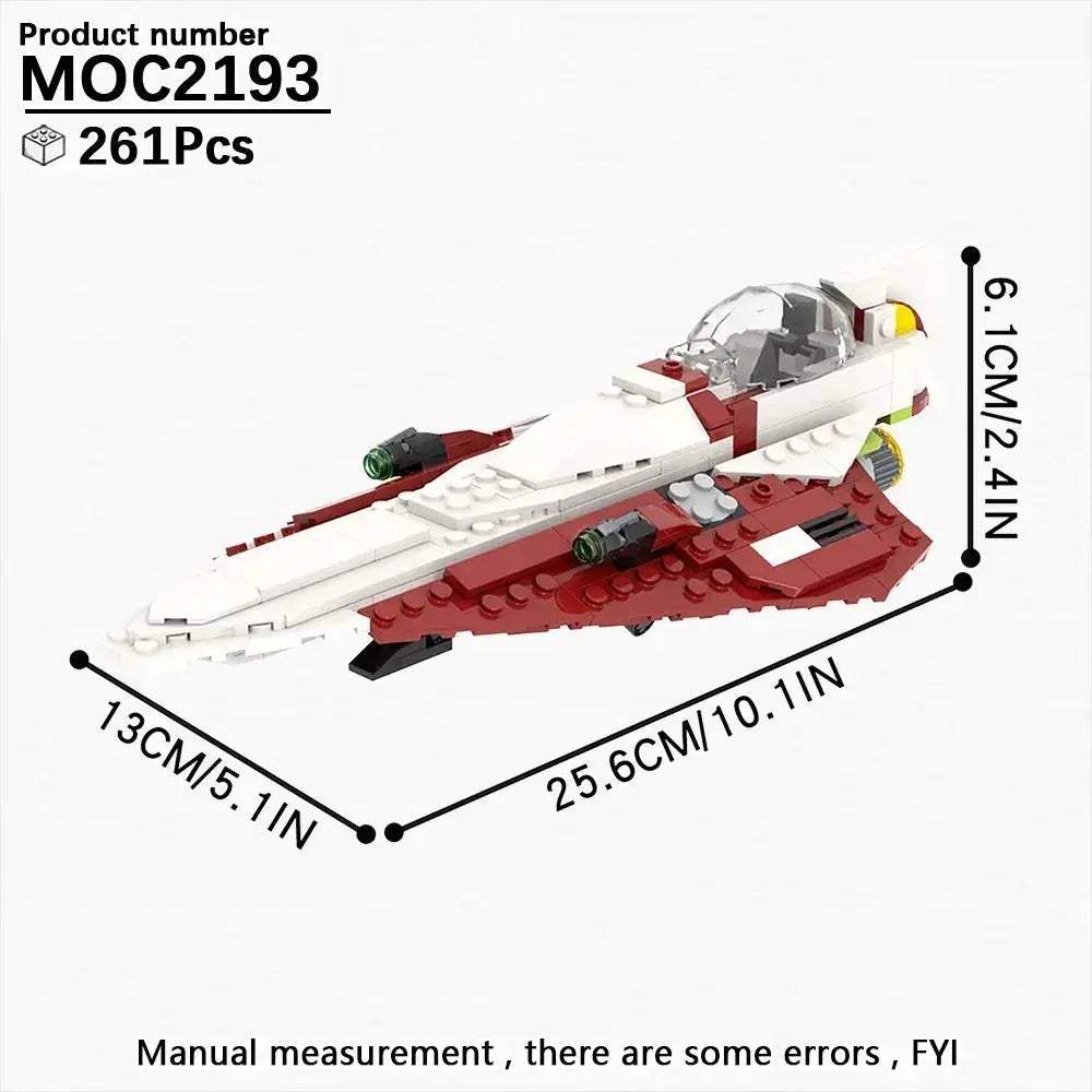 MOC Space Wars Fighter Building Blocks Set For Realistic Dioramas - Image 18