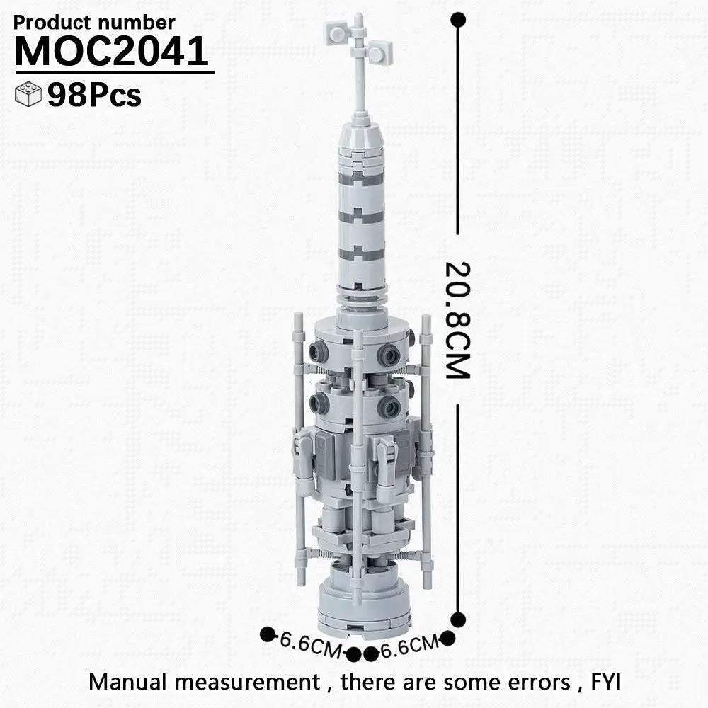 MOC Space Wars Prop Cannon Building Blocks Set DIY Dioramas - Image 2