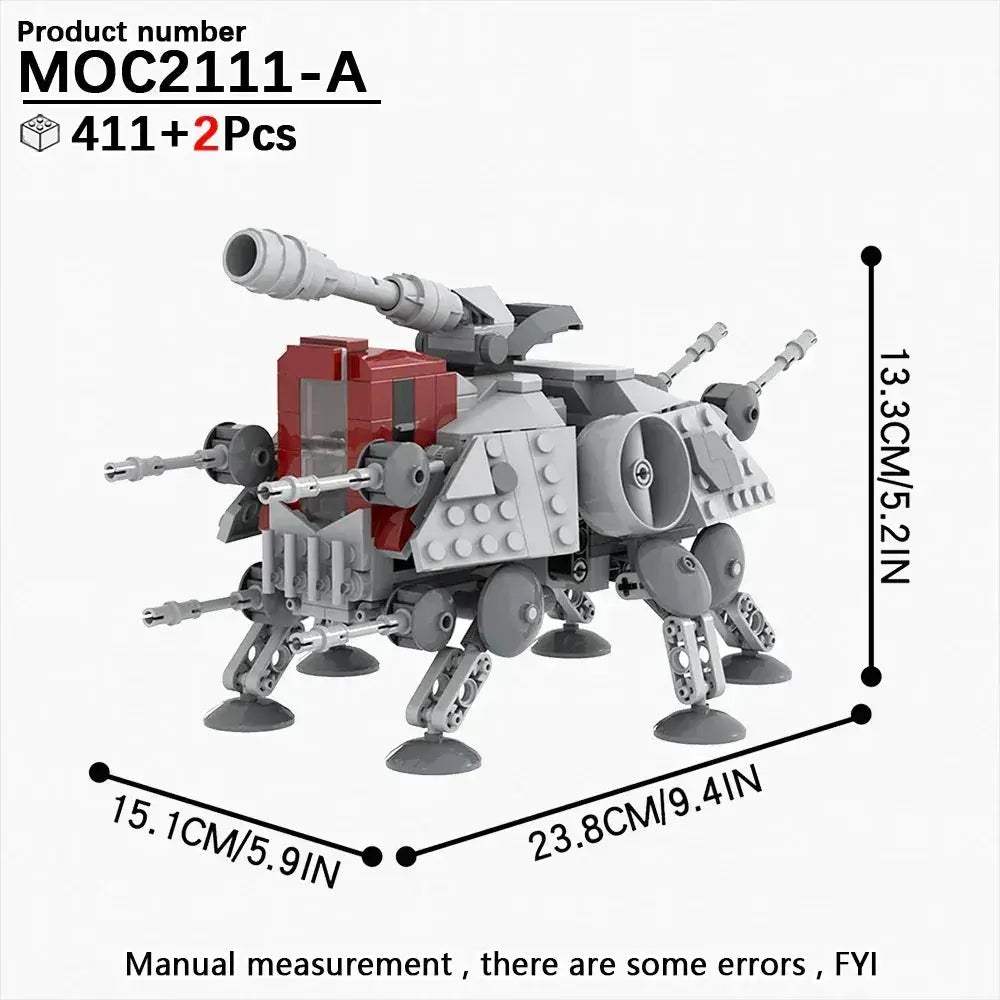 MOC Space Wars Walking Machine Building Blocks Set Educational Toy - Image 11
