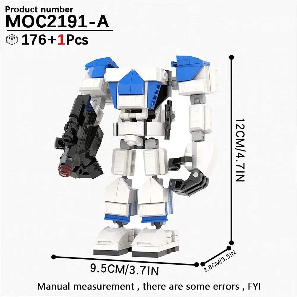 MOC Space Wars Walking Machine Building Blocks Set Educational Toy - Image 15