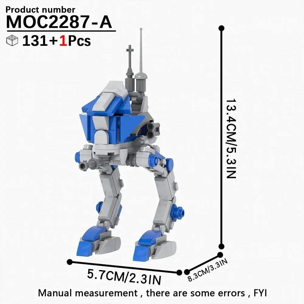 MOC Space Wars Walking Machine Building Blocks Set Educational Toy - Image 19