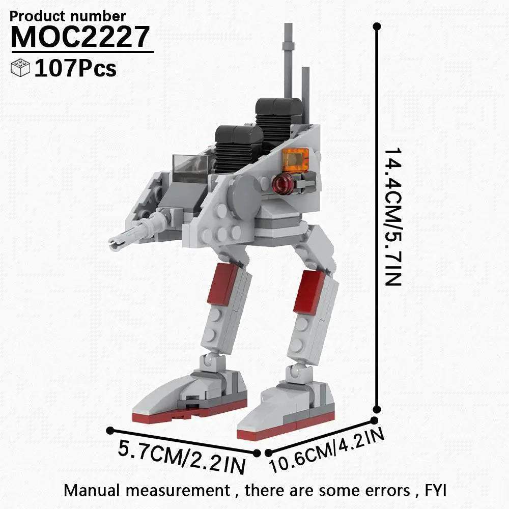 MOC Space Wars Walking Machine Building Blocks Set Educational Toy - Image 24