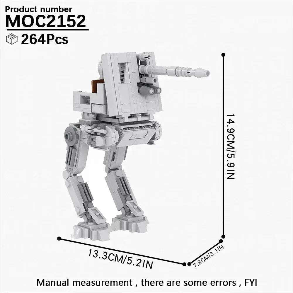 MOC Space Wars Walking Machine Building Blocks Set Educational Toy - Image 3