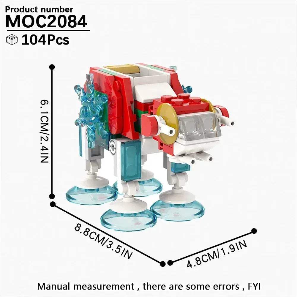 MOC Space Wars Walking Machine Building Blocks Set Educational Toy - Image 30