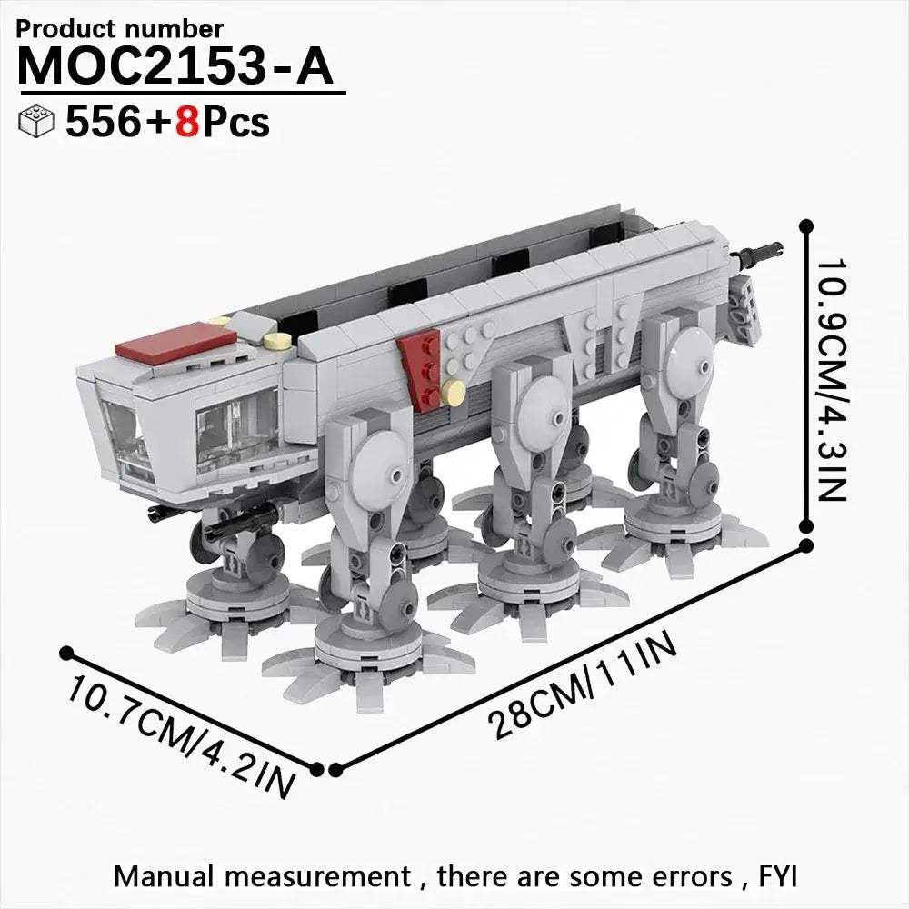 MOC Space Wars Walking Machine Building Blocks Set Educational Toy - Image 6