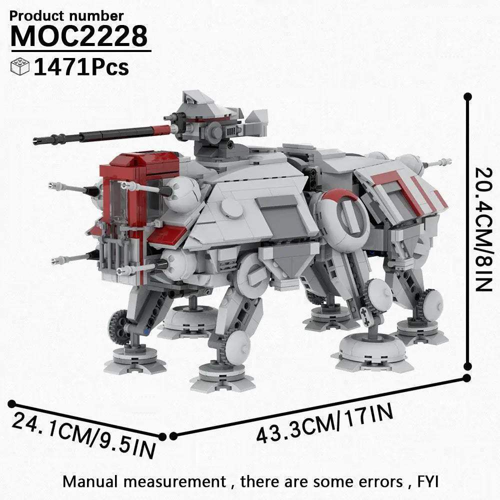 MOC Space Wars Walking Machine Building Blocks Set Educational Toy - Image 9