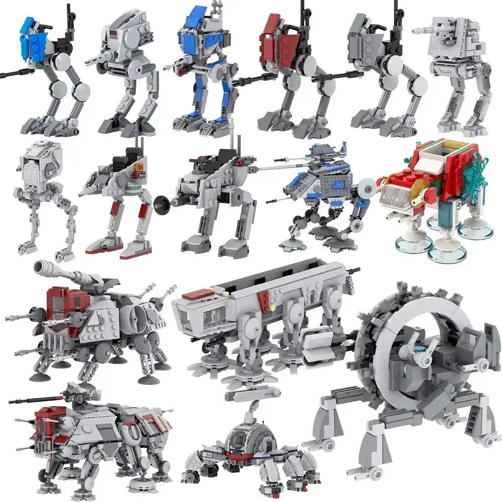 MOC Space Wars Walking Machine Educational Building Blocks Set