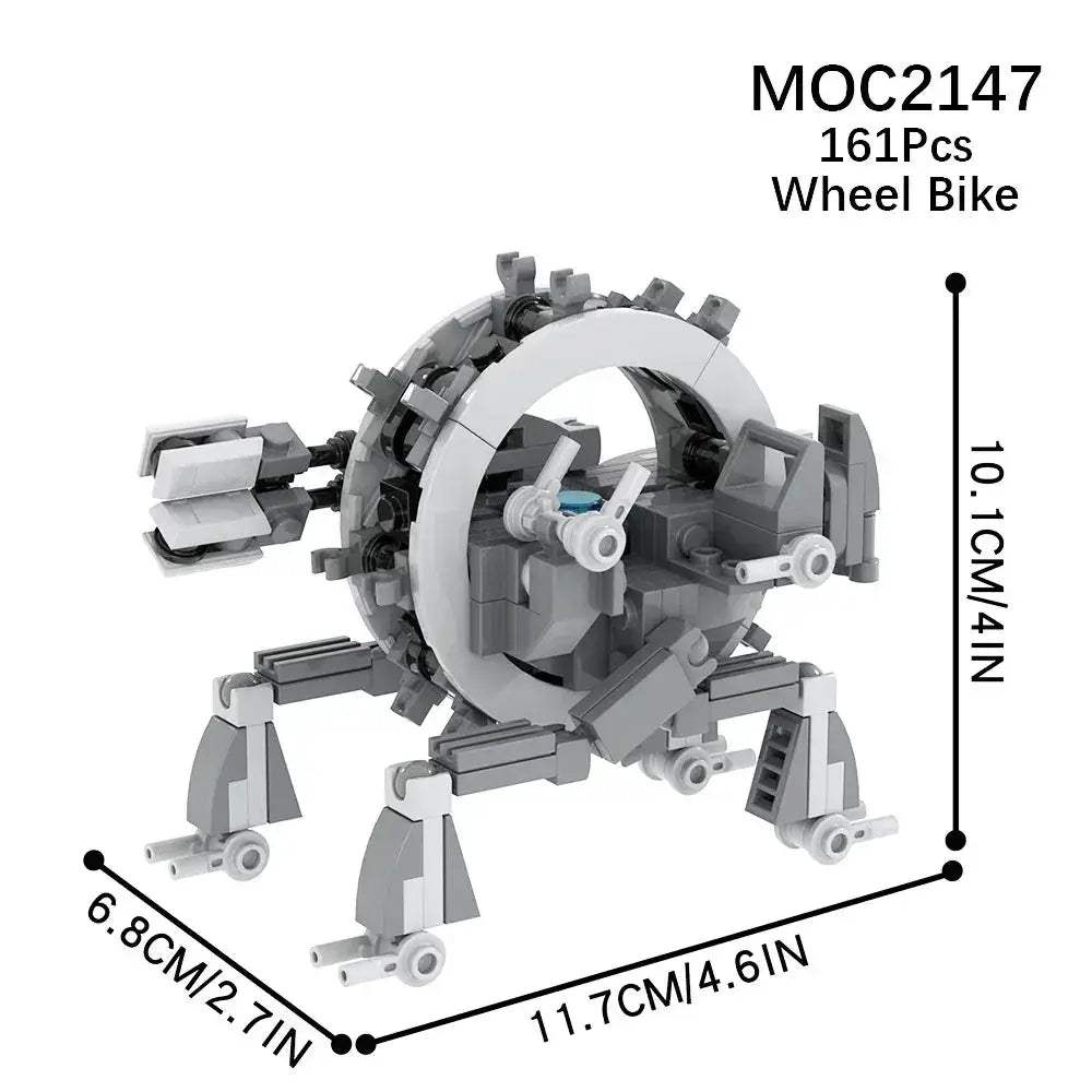 MOC Space Wars Walking Machine Educational Building Blocks Set - Image 17