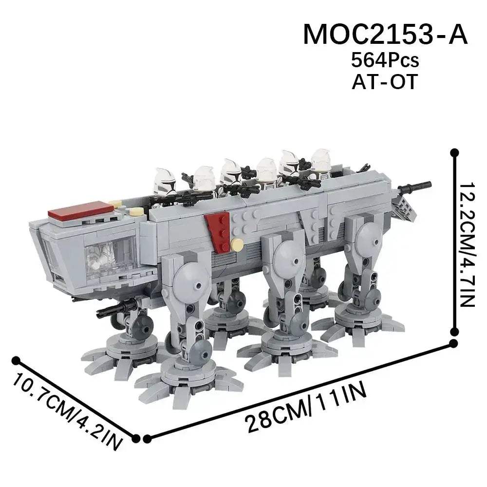MOC Space Wars Walking Machine Educational Building Blocks Set - Image 18