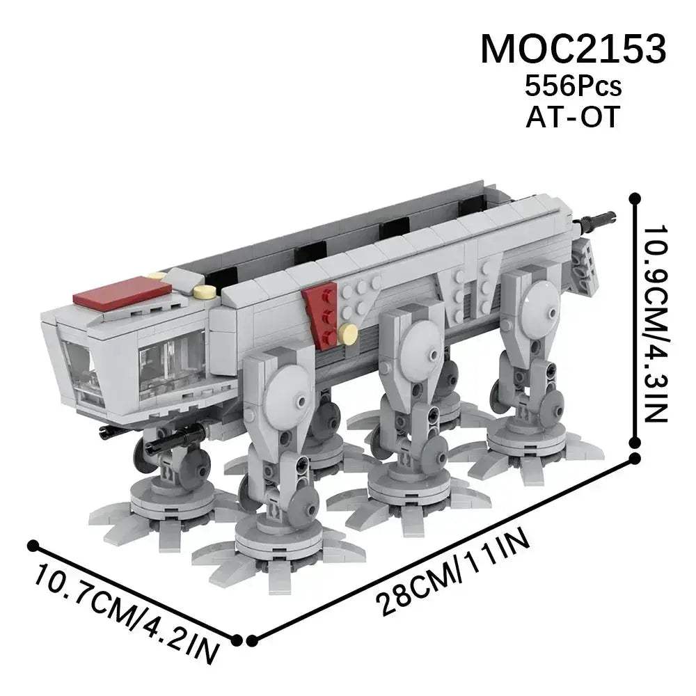 MOC Space Wars Walking Machine Educational Building Blocks Set - Image 20