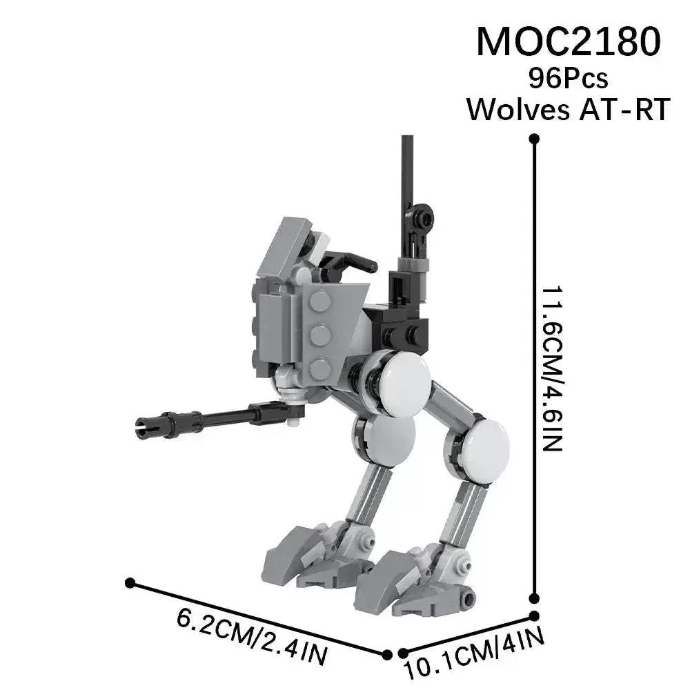 MOC Space Wars Walking Machine Educational Building Blocks Set - Image 23