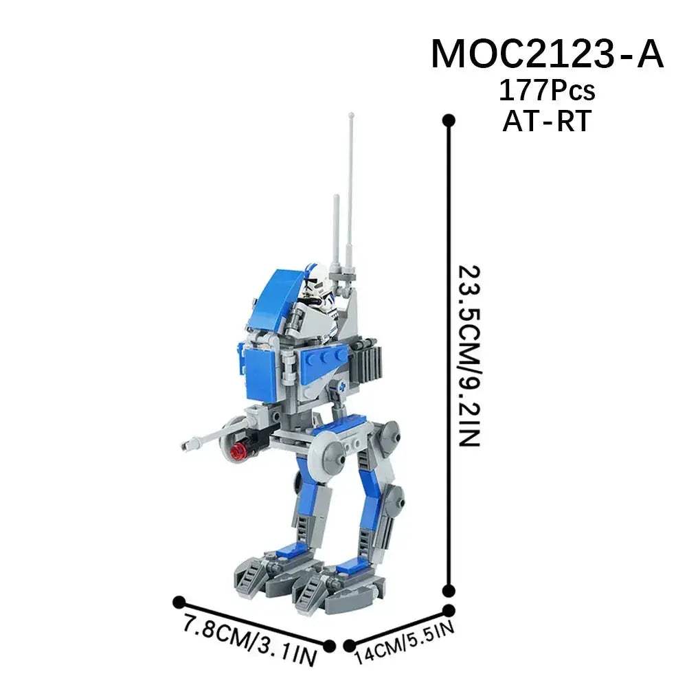 MOC Space Wars Walking Machine Educational Building Blocks Set - Image 25