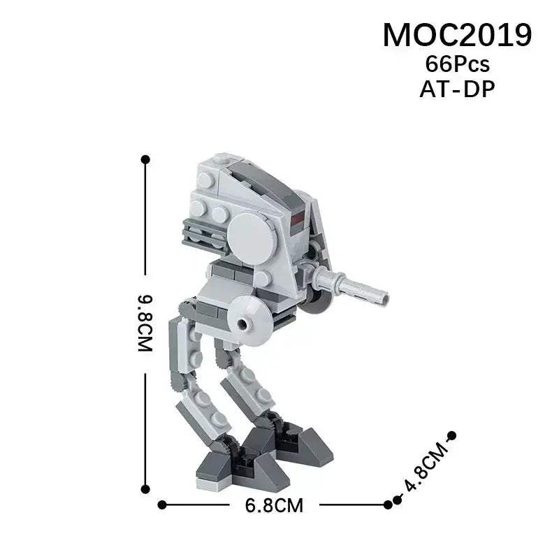 MOC Space Wars Walking Machine Educational Building Blocks Set - Image 27
