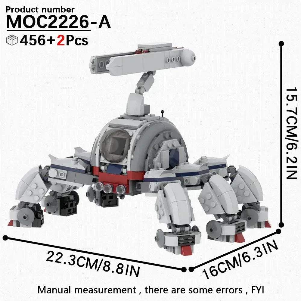 MOC Space Wars Walking Machine Educational Building Blocks Set - Image 6