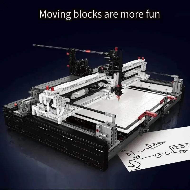 MOC STEM Building Blocks Set Programming Plotter For Boys - Image 3